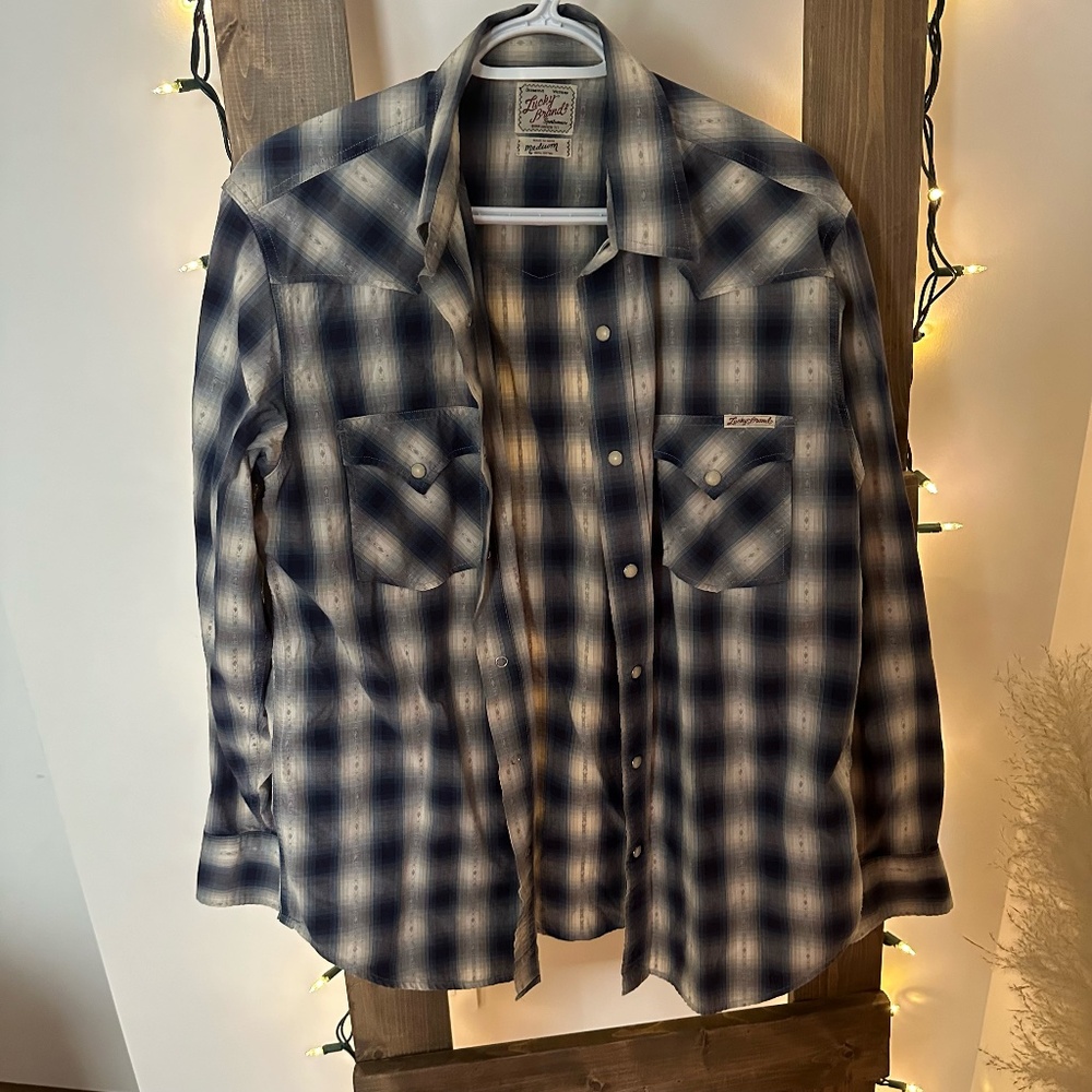 Lucky Brand Western Shirt Medium